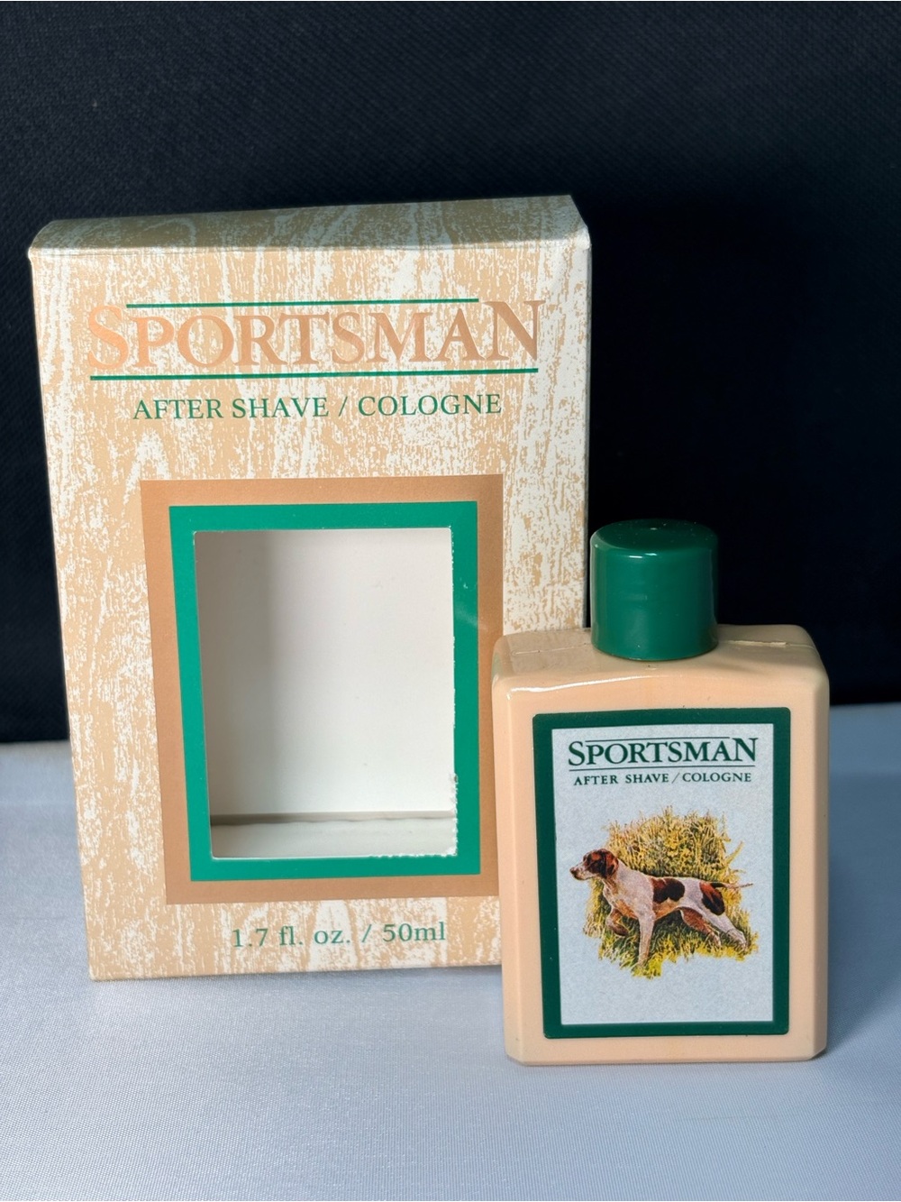 Sportsman After Shave Cologne - Cream with Green Cap 1.0 Oz